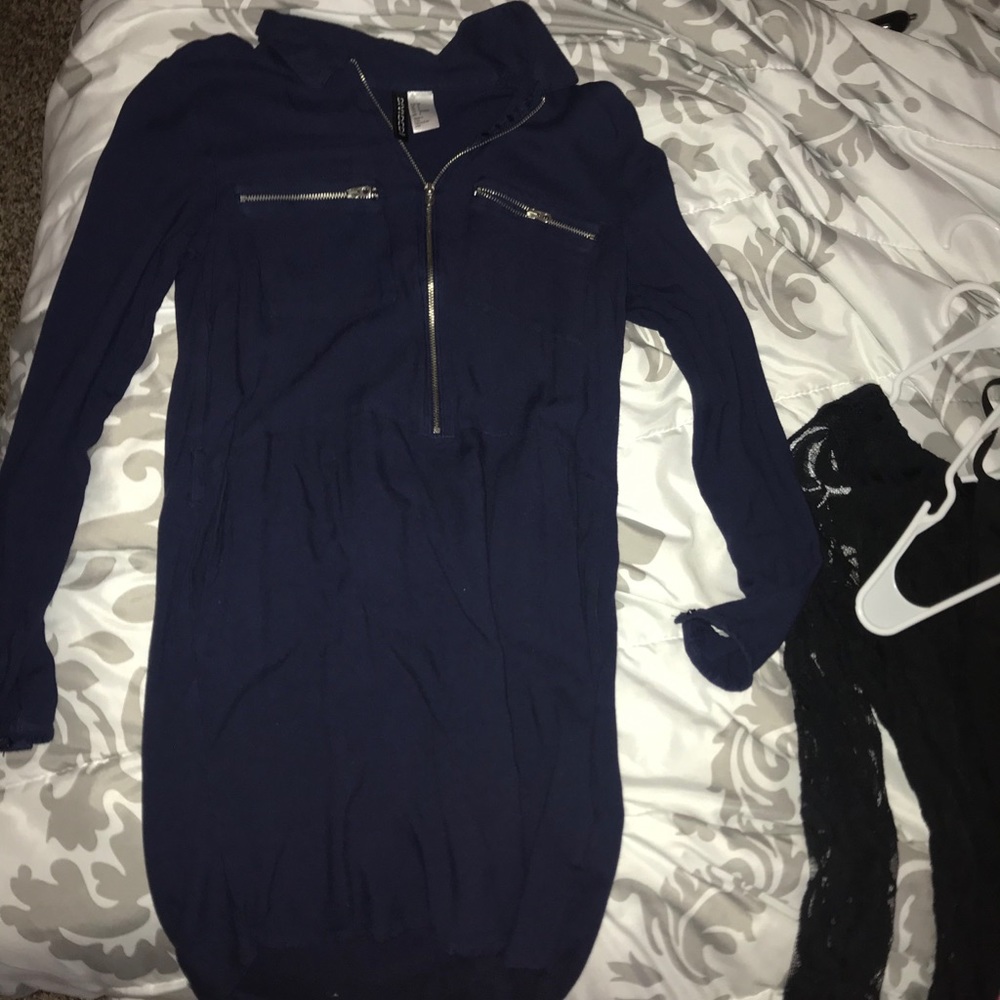 navy blue dress